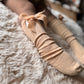 Kniekousen Strik Beige