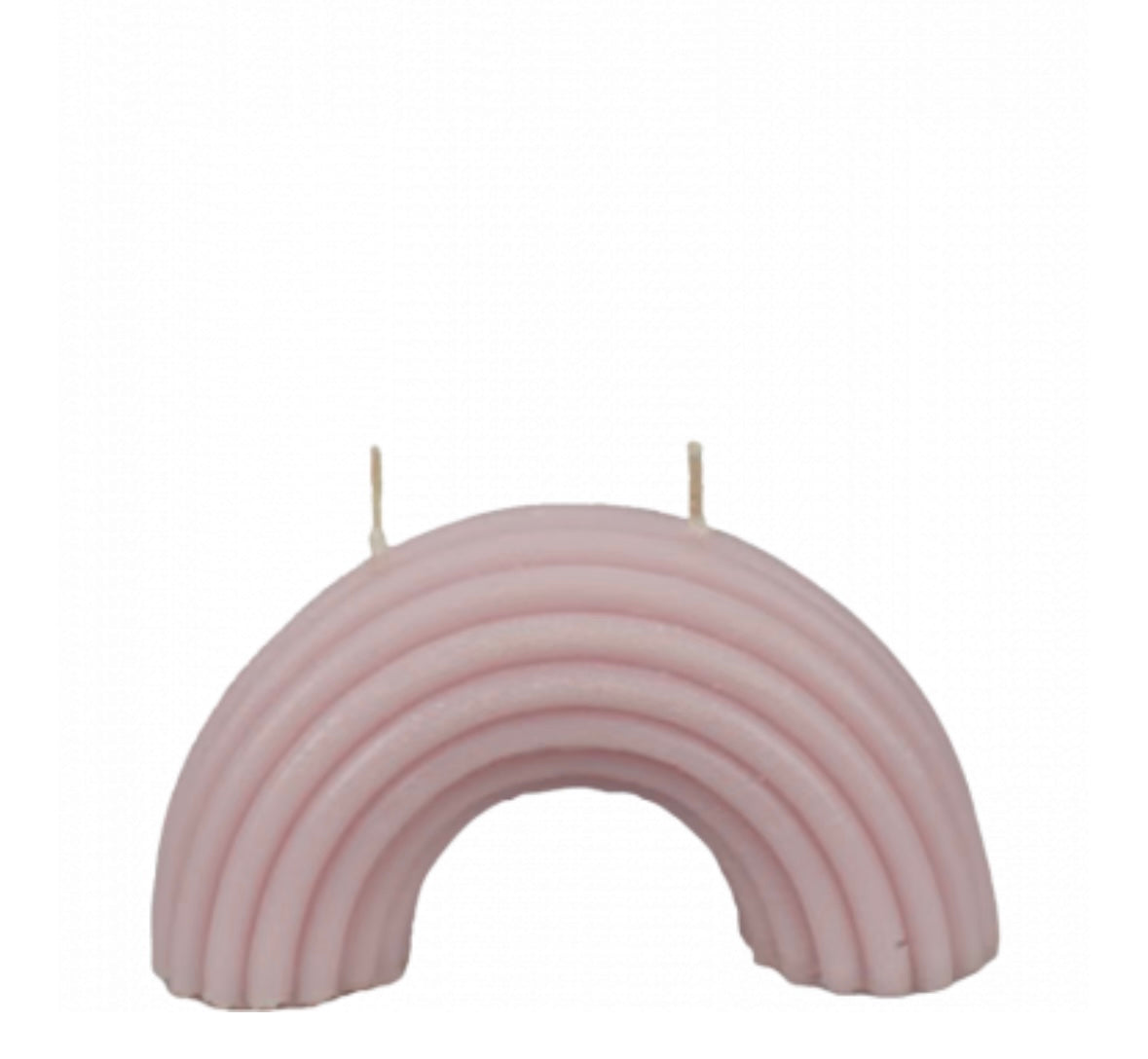 Rainbow candle soft pink - Branded By