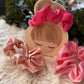 Silky Hair Scrunchies 3 Stuks Roze Mix