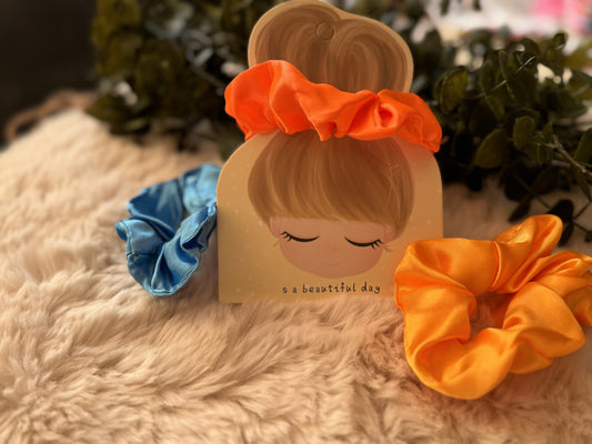 Silky Hair Scrunchies 3 Stuks Koningsdag Mix