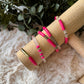 Armbanden Set 5 Stuks - Neon Roze