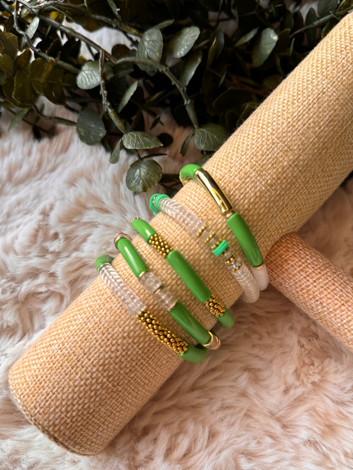 Armbanden Set 5 Stuks - Neon Green