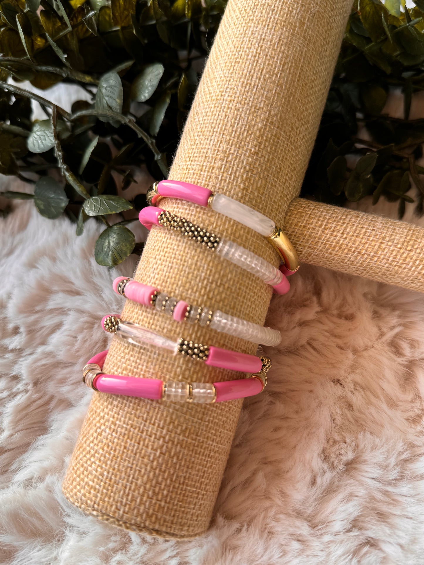 Armbanden Set 5 Stuks - Licht Roze