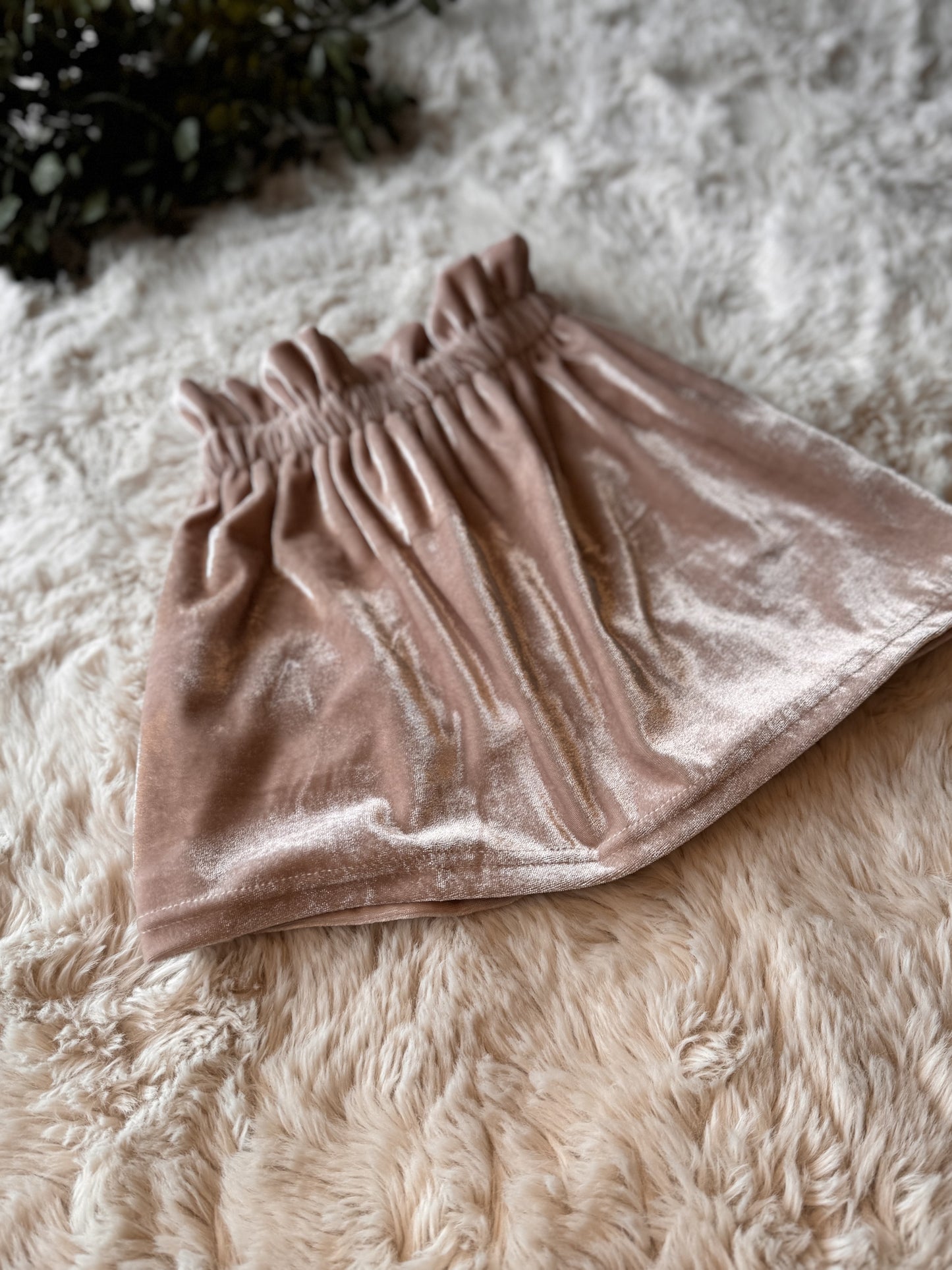 Rok Velvet Beige