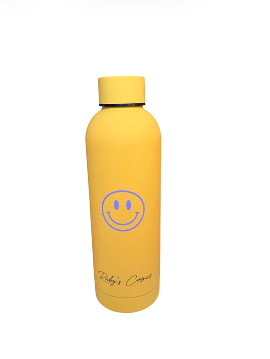 Thermosfles - Geel - Smiley