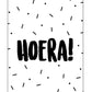 Hoera! wit| Kaart KP