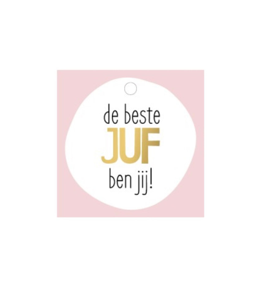 Label de Beste Juf ben jij!