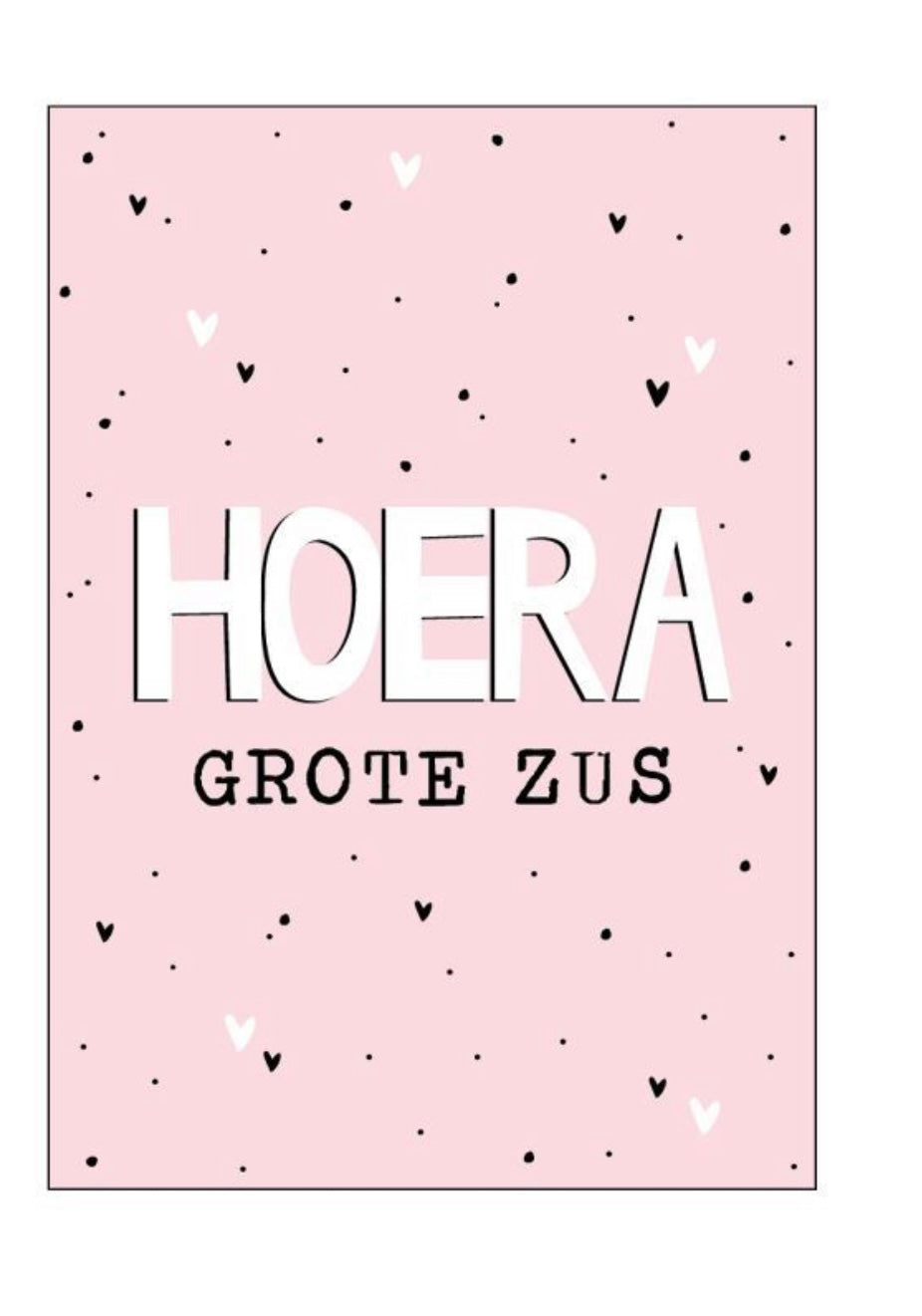 Hoera grote zus