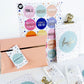 Stickervel Confetti Feest Stickers 12 Stuks