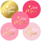 STICKERMIX LIEVE MAM ROZE 40 MM 10 STUKS