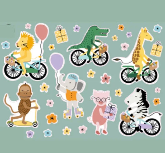 Stickervel | Party Animals | A5