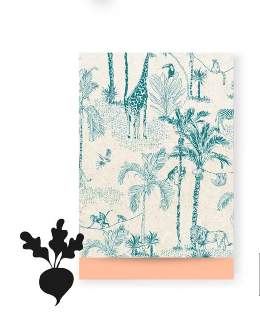 Cadeauzakje | Jungle | Vintage | 17x25 cm | 5 stuks