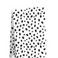 KP® Gift bag - 101 Dots wit/zwart - 13 x 6 x 17,5 + 2,5cm,