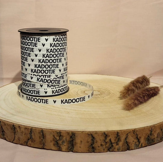 Krullint - KADOOTJE - wit -10mm - per 5 meter