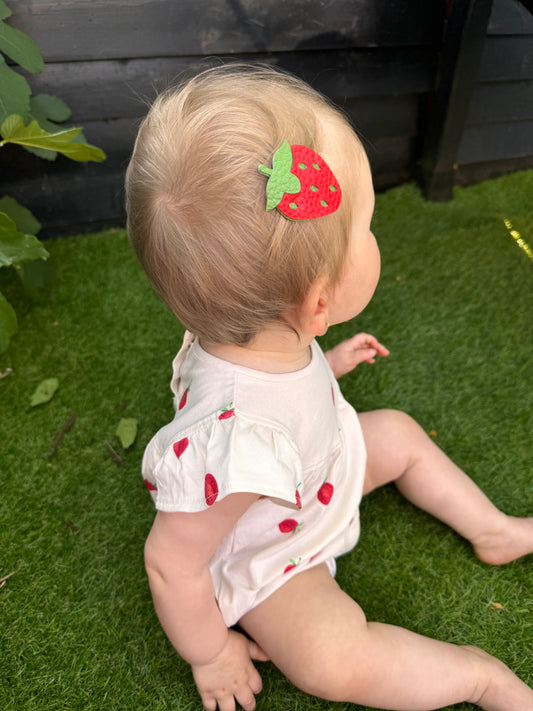 Strawberry clip - Rood - Antislip