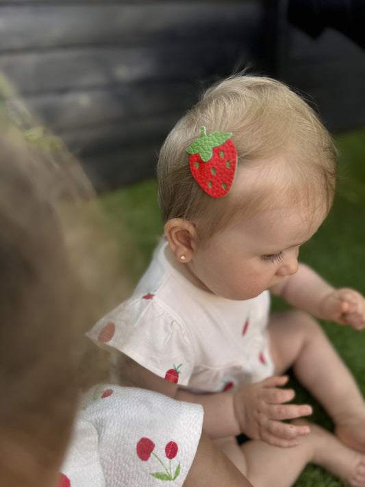 Strawberry clip - Rood - Antislip