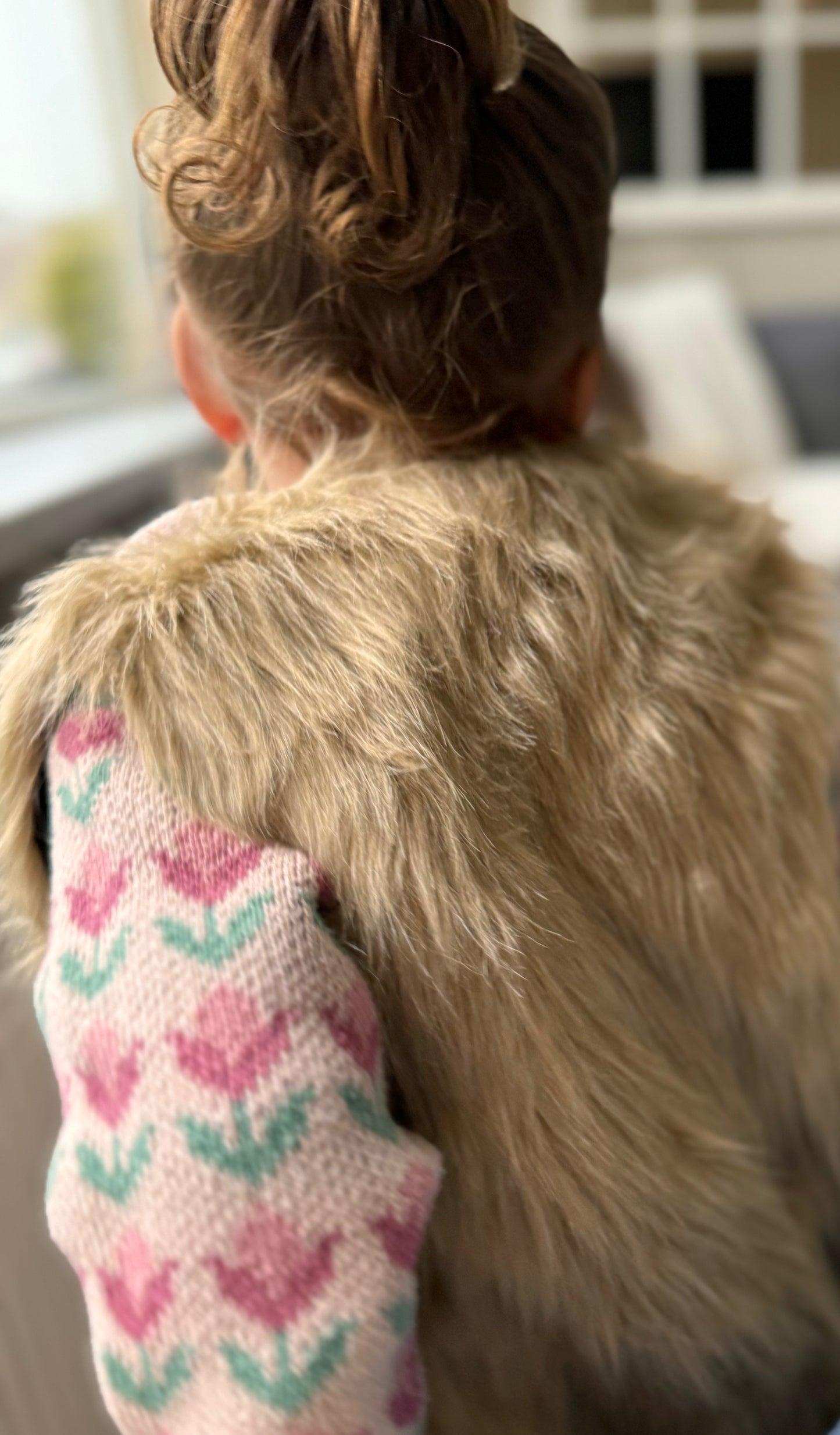 Gilet Bont Lang Haar