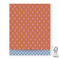 X-mas Cadeauzakjes - Tree Cognac/Pink - Check Polar Blue - 27 x 34 cm 5 stuks