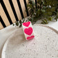 Sluitstickers Roze Hartje 10 stuks