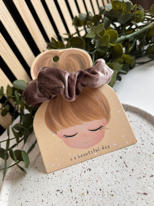 Velvet Scrunchie - Rosé