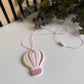 Bijtketting - Luchtballon - Roze