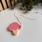 Bijtketting - IJsje - Roze