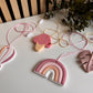 Bijtketting - Regenboog  - Roze