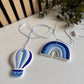 Bijtketting - Luchtballon - Blauw