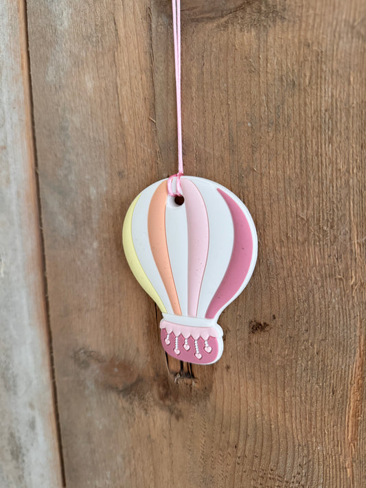 Bijtketting - Luchtballon - Roze