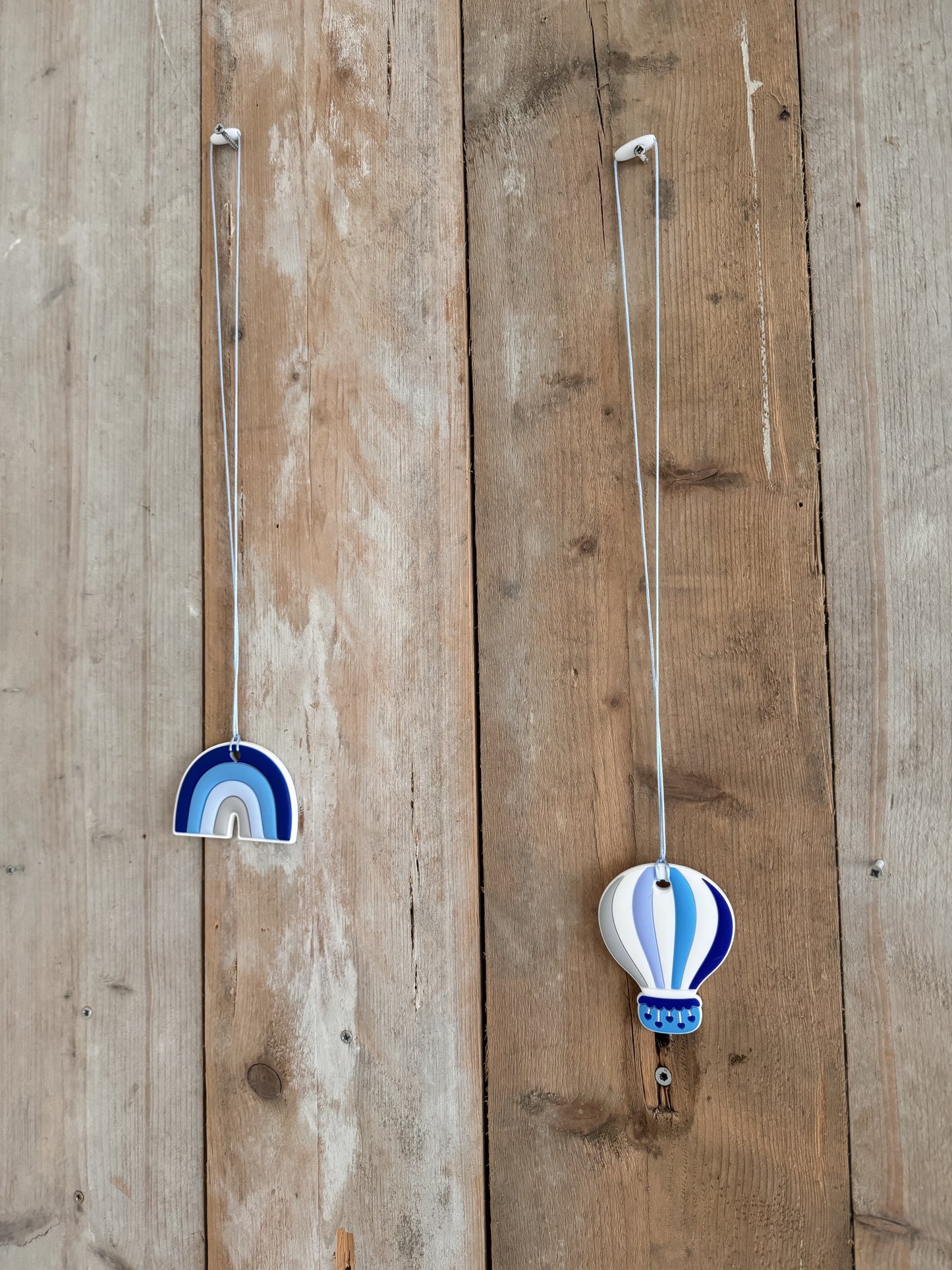 Bijtketting - Regenboog - Blauw