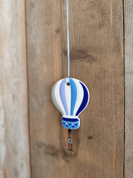 Bijtketting - Luchtballon - Blauw