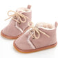 Baby Mocassins Bont / Oud Roze