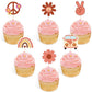 HIPPIE CUPCAKE PRICKERS 12 STUKS