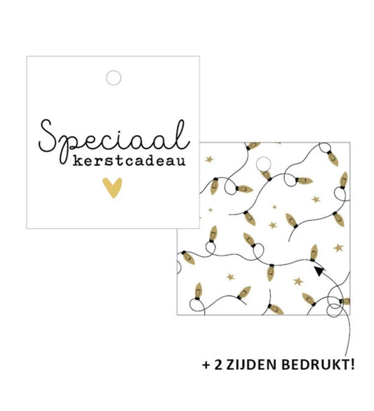 Cadeaulabel Speciaal Kerstcadeau