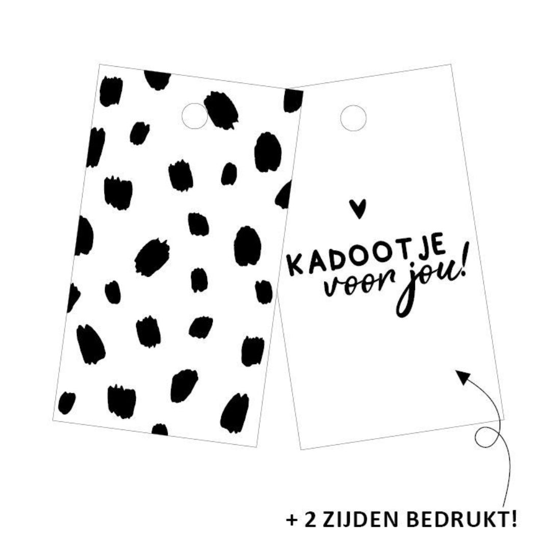 Cadeaulabel – Kadootje voor jou! – 40x70mm