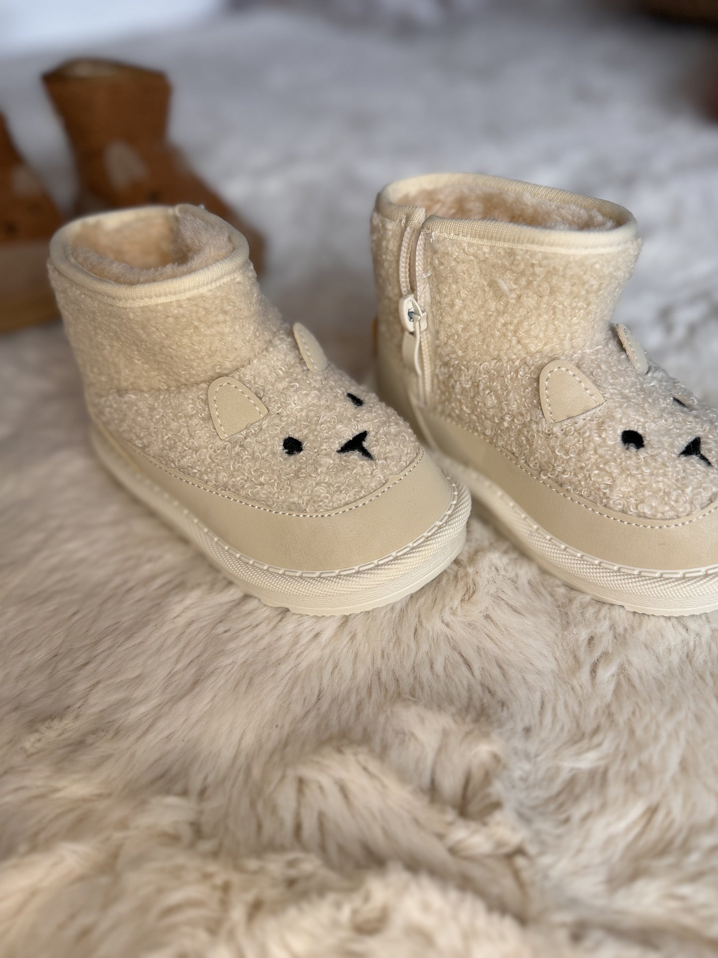 Snowboots Teddy Crème