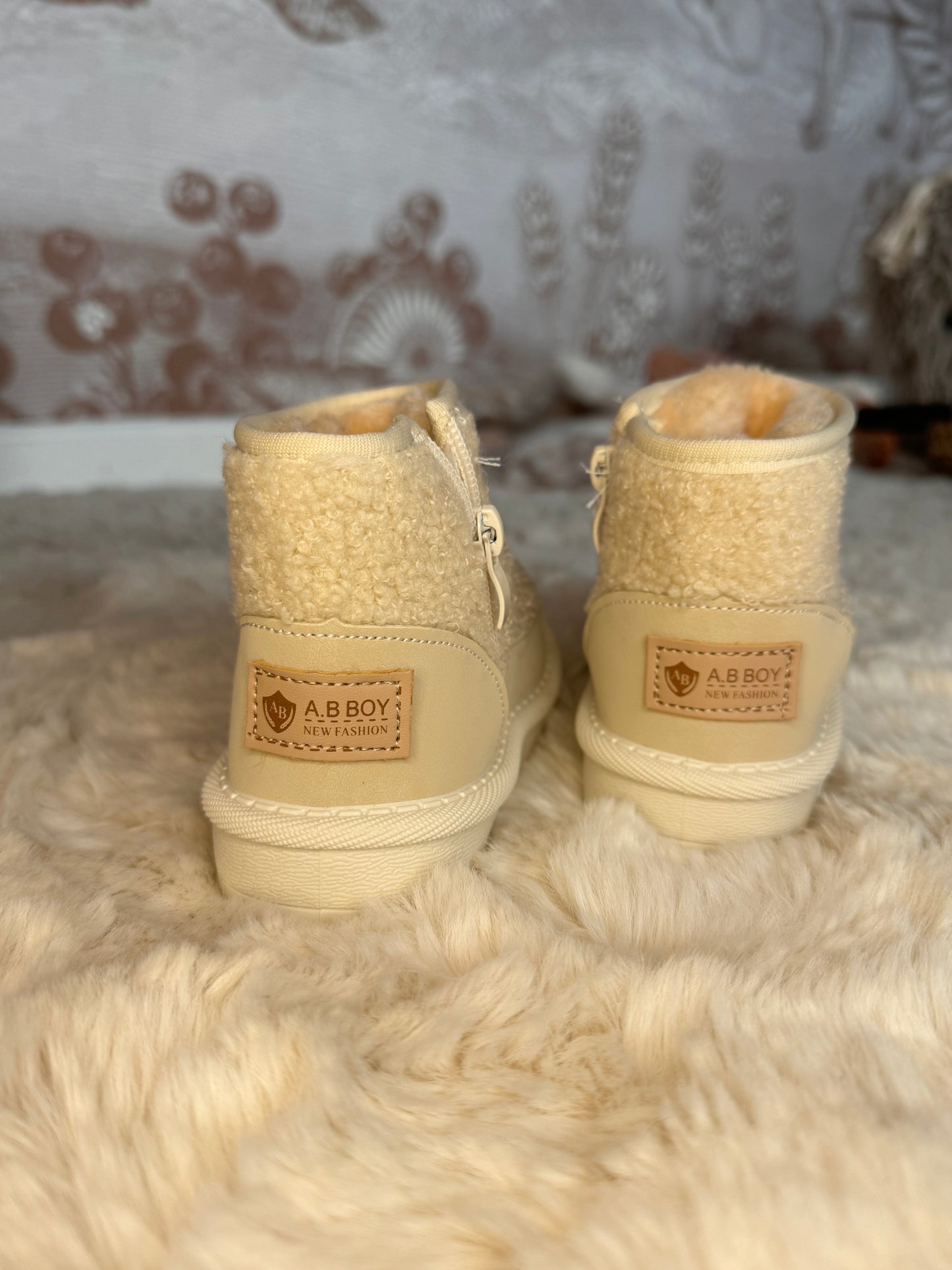 Snowboots Teddy Crème