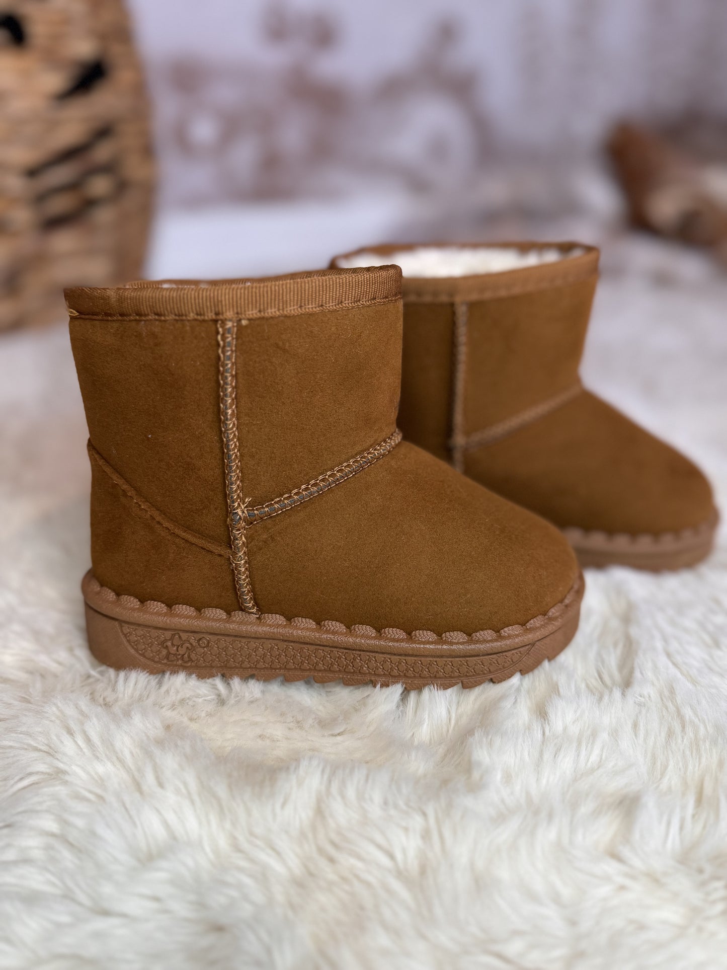 Keep me warm boots - Camel