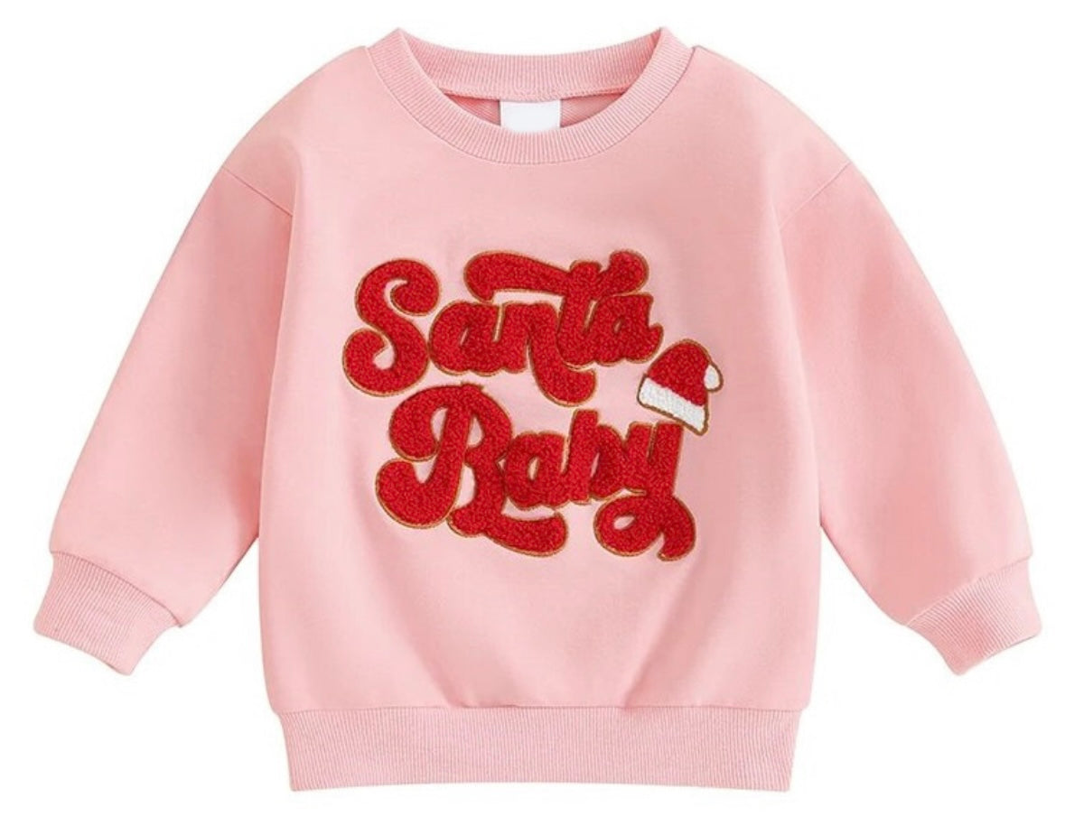 Sweater Santa Baby Pink