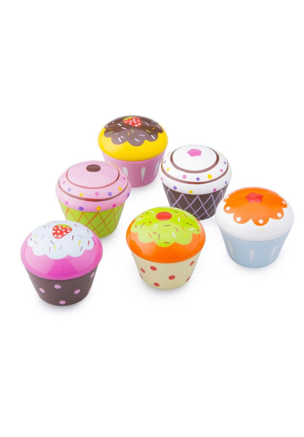 Cupcake Assortiment in Geschenkdoos - 6 stuks