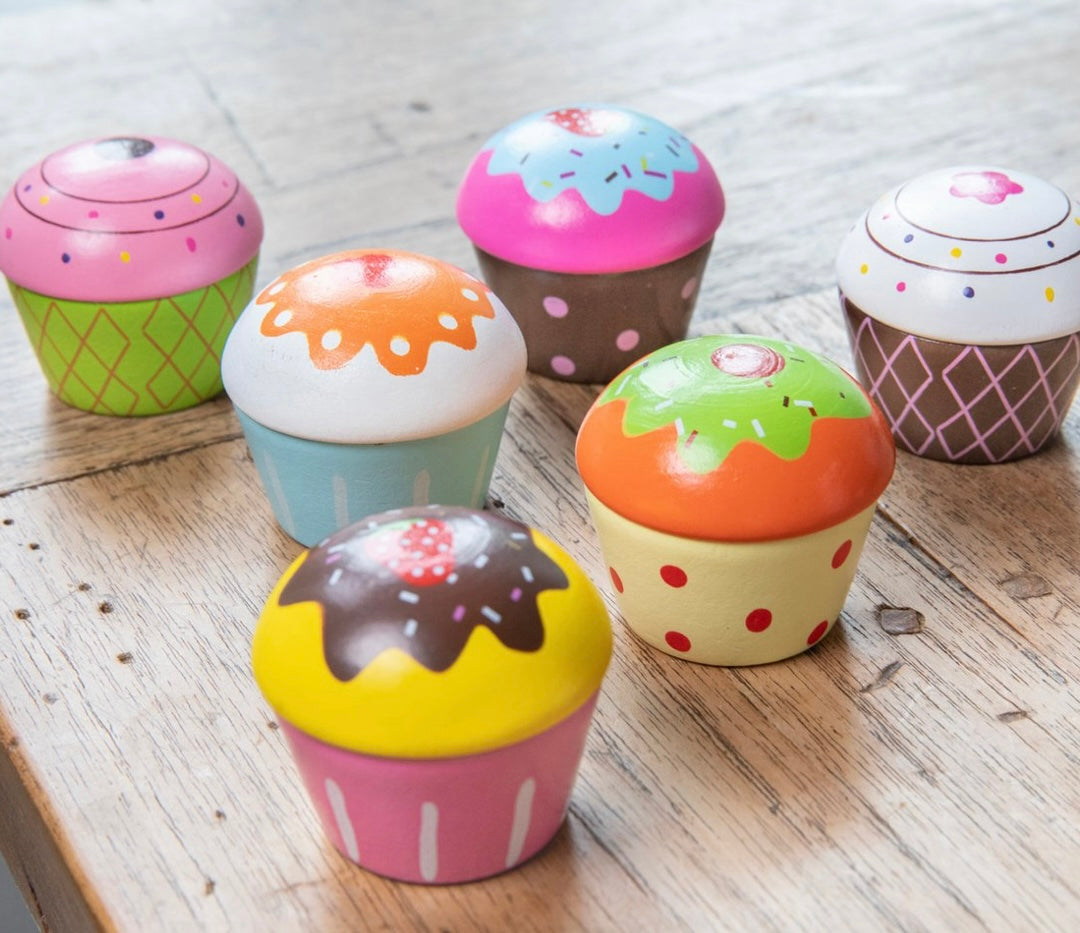 Cupcake Assortiment in Geschenkdoos - 6 stuks