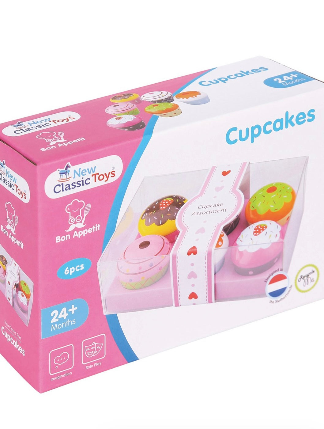 Cupcake Assortiment in Geschenkdoos - 6 stuks