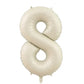 Ballon 8 ivory