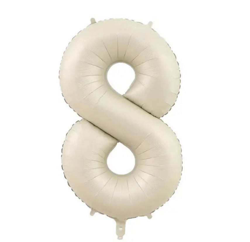 Ballon 8 ivory