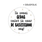 Wensetiket rond 40mm - Ik zwaai gedag omdat ik naar de basisschool mag! - 5 stuks