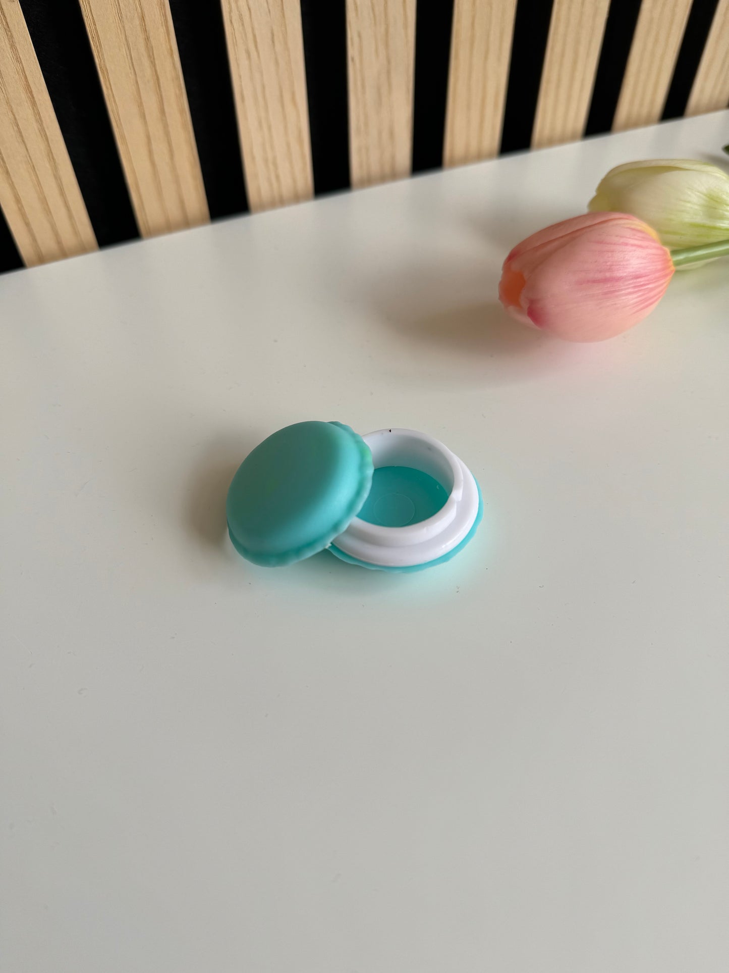 Macaron aqua - sieradendoosje