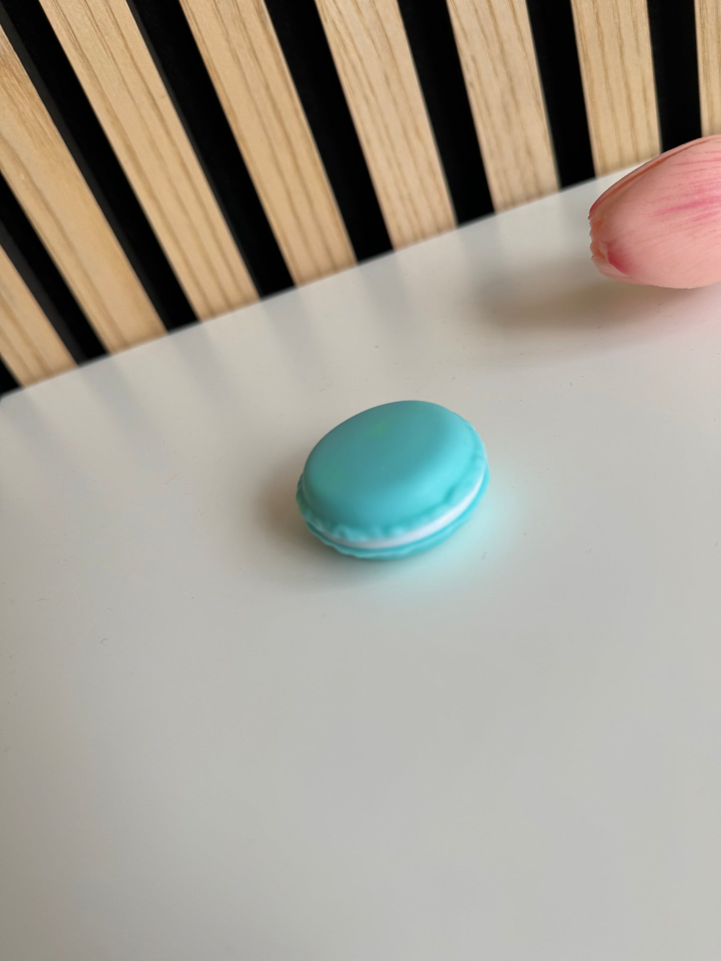 Macaron aqua - sieradendoosje