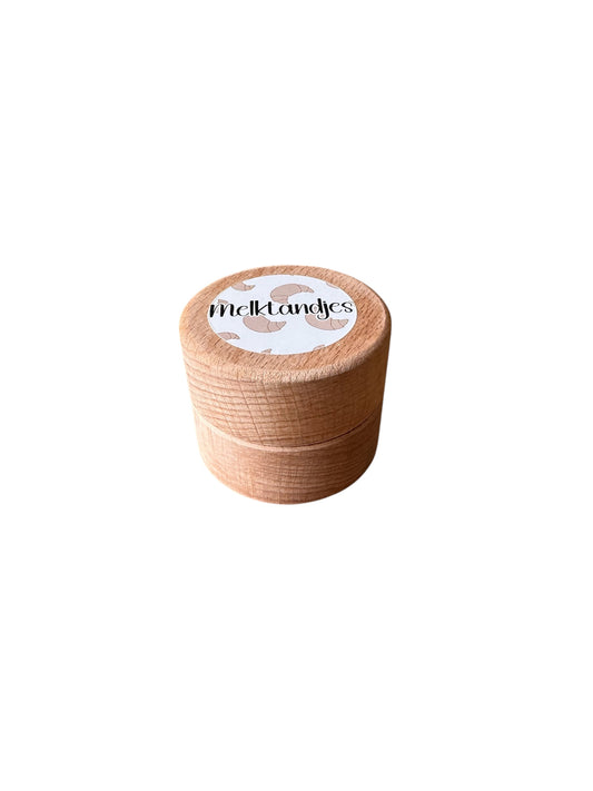 Houten bewaardoosje – Melktandjes (Croissantjes) (B2B) INCL BTW
