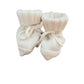 Gebreide babyslofjes - Wit - B2B - Incl Btw