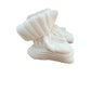 Gebreide babyslofjes - Wit - B2B - Incl Btw